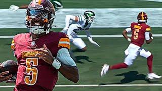 Jayden Daniels NFL DEBUT ᴴᴰ  Commanders vs Jets HighlightsBEST QB IN THE NFC EAST prod. damn_ej2