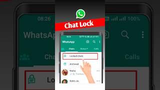 Whatsapp Lock Chat Update Chat Lock Whatsapp #whatsapptricks