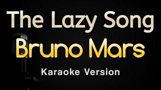 The Lazy Song - Bruno Mars Karaoke Songs With Lyrics - Original Key