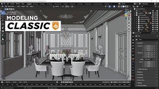 How to Make Classic Interiors in Blender Tutorial