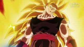 SSJ3 Bardock Vs Ultra Instinct Goku English Dub -  Super Dragon Ball Heroes Episode 4