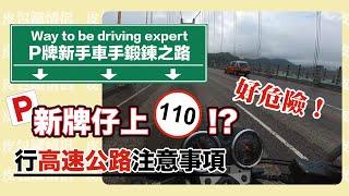 【P牌限速70 行110路段好危險！？】新牌仔行高速注意事項！