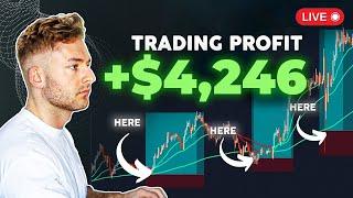 My EXACT $4246 In A Day Trading Strategy - LIVE TRADING CRYPTO