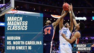 Auburn vs. North Carolina 2019 Sweet 16  FULL GAME