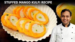 आम कुल्फी बनाने का तरीका - stuff mango kulfi delhi style - CookingShooking recipe