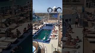 MSC Seashore cruiseship pool #mscseashore #cruises