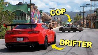 Drift Cars vs COPS - Forza Horizon 5