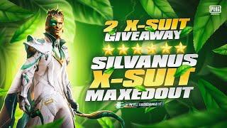 New Silvanus X-Suit Maxing out  2 X-Suit Giveaway   PUBG MOBILE