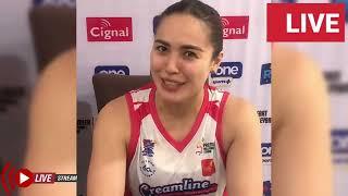 Mich Gumabao may BWELTA kay MJ PerezHindi kami papatalo bukas sa Cignal🩷FULL INTERVIEW #creamline