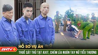 Vệt máu tại hiện trường tố cáo nhóm tạt axit chém lìa tay nữ tiểu thương  Hồ sơ vụ án 2024  ANTV