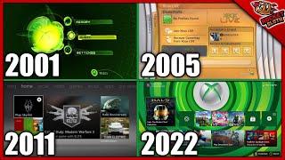 Xbox Dashboard Evolution 2001-2023 Xbox Original Xbox 360 One Series X