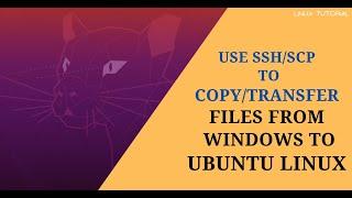 How To TransferCopy Files and Folders from Windows to Ubuntu Linux. File transfer using SCPSSH