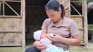 full video 45 days Taking care of babies going to the market and building a farm.
