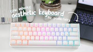 RK61 mechanical keyboard unboxing 2022