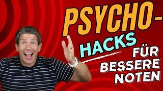 Meine top Psycho-Hacks - für bessere Noten bei gleicher Leistung