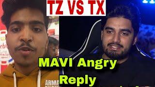 Mavi Angry On Chat 1v1 Ninja  TZ Vs TX Comparison  BGMS IMP..