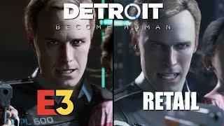 Detroit Become Human E3 vs Retail  Direct Comparison