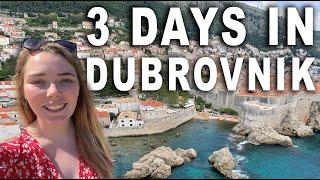 Dubrovnik Croatia Vlog - The City Walls Lokrum Island & A Sunset Hike Backpacking Europe V1