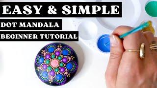 Tools Paint Guide Marks Varnish etc.  Step-By-Step  Dot Mandala Tutorial For Beginners
