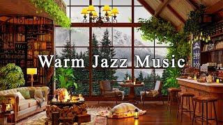 Warm & Relaxing Jazz Music for Study Work Day  Cozy Coffee Shop Ambience & Jazz Instrumental Music