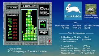 NES Tetris AI gets 1.5 MILLION Human Possible - Level 41