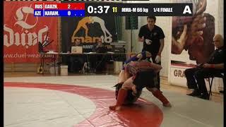 RUS v AZE  MMA Men 66