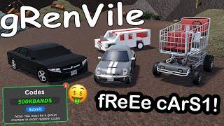 $500K MoN3Y CODE 10 FREeE CARS + FACECAM?  ROBLOX - Grenvile