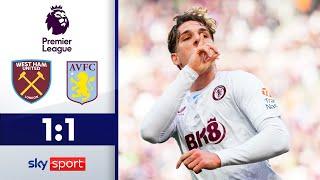 Zaniolo lässt CL-Träume offen  West Ham United - Aston Villa  Highlights - Premier League 202324