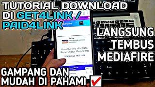 TUTORIAL DOWNLOAD ON THE MOST COMFORTABLE SHORLINKS - GET4LINK OR PAID4LINK LATEST