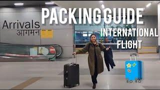 How to Pack Luggage Bags for International Flights  What to Put in Check-in and Hand Bag Luggage