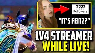 FEITZ WIPED STREAMERS SQUAD WHILE SHE WAS LIVE  PUBG Mobile