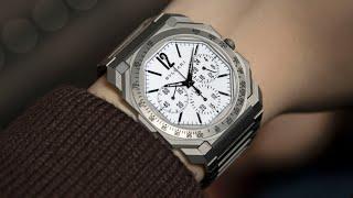 White Light Bulgari Octo Finissimo Chronograph GMT for Revolution & The Rake