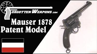 Mauser Zigzag Revolver Patent Model and its Unique Cartridge