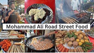 Mohammad Ali Road Street Food  Kebabs Mawa Jalebis Badam Milk and More