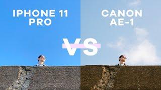 iPhone 11 Pro Camera VS Canon AE-1  Analog 35mm Film Camera