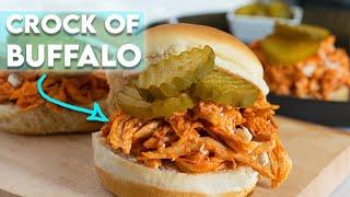 Crockpot Buffalo Chicken     How to make slow cooker buffalo chicken