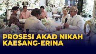 Momen Ijab Kabul Akad Nikah Kaesang dan Erina Gudono Langsung Cengengesan