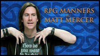 RPG Etiquette Game Master Tips