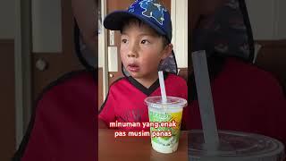 musim panas minum frape enak banget #shortsyoutube #familymart #kehidupandijepang