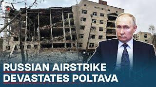 Russian Missile Strike In Ukraines Poltava City Leaves At Least 51 Dead