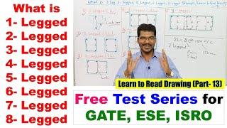 What is 1 Leg 2 Legged 4 Legged 6 Legged and 8 Legged Stirrups  Free Test Series GATE ESE ISRO