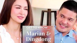 Get To Know Marian rivera and Dingdong dantes  marian rivera