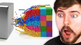 100000 Magnetic Balls In Slow Motion