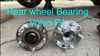 Volvo V50 Rear wheel bearing and brake pads replacement. Volvo S40 V50 C30 C70 P1