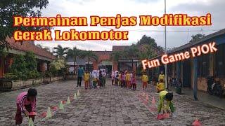 Fun Games. Permainan Penjas Kelas 1 SD Modifikasi Gerak Lokomotor