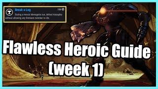 *Easy ONE Phase* Heroic Menagerie Flawless Guide Week 1 Destiny 2