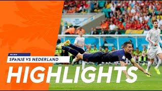 Highlights Spanje - Nederland 1-5 13062014 WK 2014
