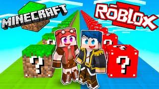 LUCKY BLOCK DI MINECRAFT VS LUCKY BLOCK DI ROBLOX