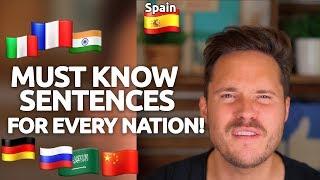 Must Know Sentences for Every Nation