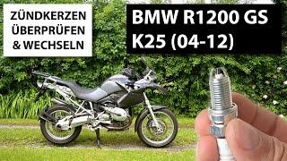 ZÜNDKERZEN WECHSELN bei der BMW R1200 GS K25 - So machst du es einfach selbst.